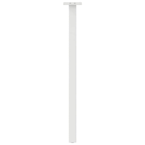 vidaXL Console Table Legs 4 pcs White 72 cm Steel