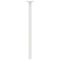 vidaXL Console Table Legs 4 pcs White 72 cm Steel