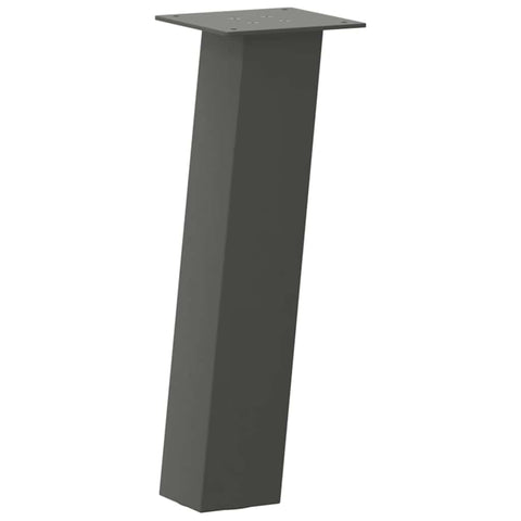 vidaXL Coffee Table Legs 4 pcs Anthracite 30 cm Steel
