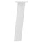 vidaXL Coffee Table Legs 4 pcs White 42 cm Steel