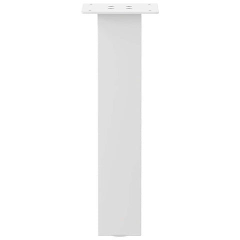 vidaXL Coffee Table Legs 4 pcs White 42 cm Steel