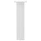vidaXL Coffee Table Legs 4 pcs White 42 cm Steel
