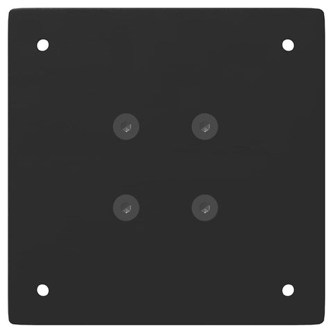 vidaXL Coffee Table Legs 4 pcs Black 72 cm Steel