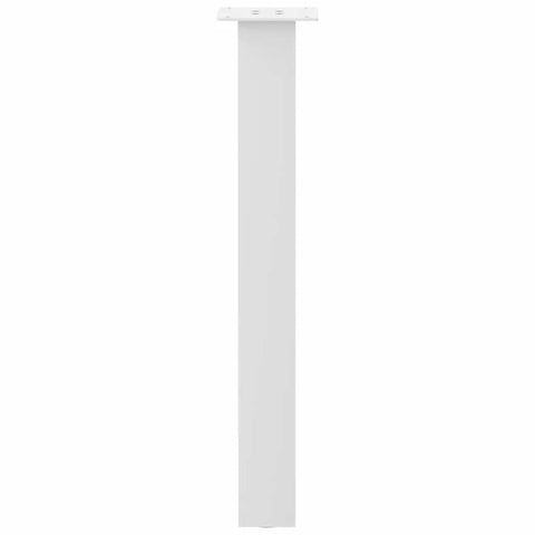 vidaXL Console Table Legs 4 pcs White 72 cm Steel