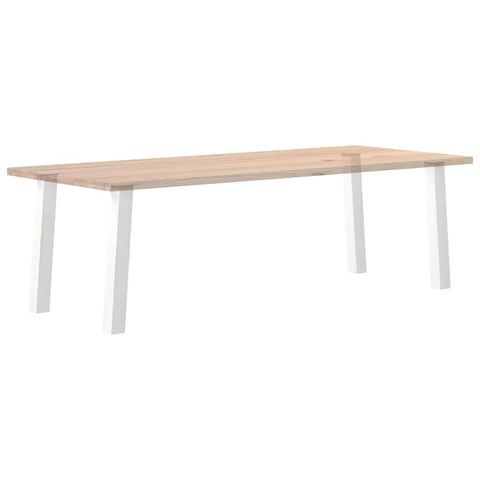 vidaXL Console Table Legs 4 pcs White 72 cm Steel