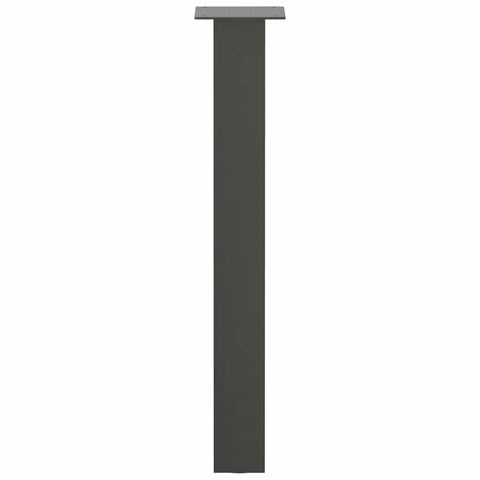 vidaXL Console Table Legs 4 pcs Anthracite 72 cm Steel