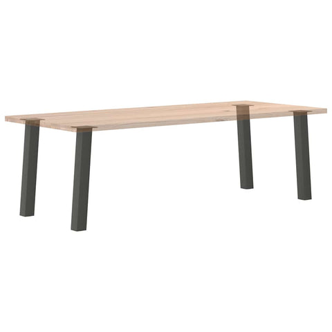 vidaXL Console Table Legs 4 pcs Anthracite 72 cm Steel