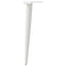 vidaXL Coffee Table Legs Conical Shape 4 pcs White 30-31 cm Steel