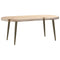 vidaXL Coffee Table Legs Conical Shape 4 pcs Natural Steel 30-31 cm Steel
