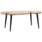 vidaXL Coffee Table Legs Conical Shape 4 pcs Black 42-43 cm Steel