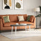 vidaXL Coffee Table Legs Conical Shape 4 pcs White 42-43 cm Steel