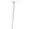 vidaXL Coffee Table Legs Conical Shape 4 pcs White 42-43 cm Steel