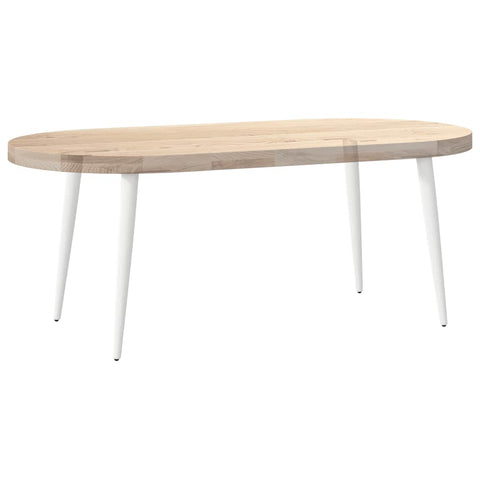 vidaXL Coffee Table Legs Conical Shape 4 pcs White 42-43 cm Steel