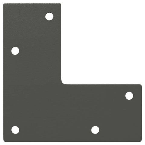 vidaXL Coffee Table Legs Conical Shape 4 pcs Anthracite 42-43 cm Steel