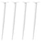 vidaXL Console Table Legs Conical Shape 4 pcs White 72-73 cm Steel