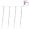 vidaXL Console Table Legs Conical Shape 4 pcs White 72-73 cm Steel