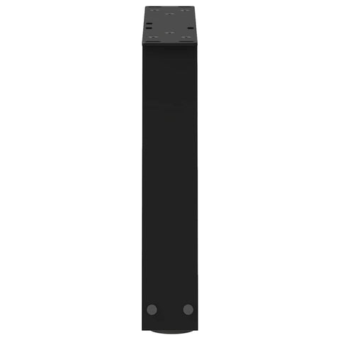 vidaXL Coffee Table Legs V-Shape 2 pcs Black 30x(30-31.3) cm Steel