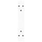 vidaXL Dining Table Legs V-Shape 2 pcs White 30x(30-31.3) cm Steel