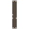 vidaXL Dining Table Legs V-Shape 2 pcs Natural Steel 30x(30-31.3) cm Steel