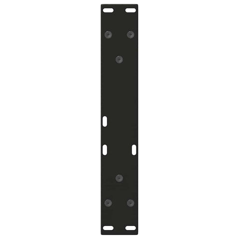 vidaXL Coffee Table Legs V-Shape 2 pcs Black 40x(30-31.3) cm Steel