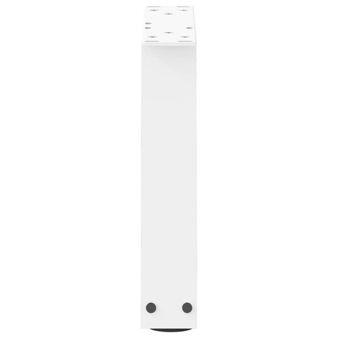 vidaXL Dining Table Legs V-Shape 2 pcs White 40x(30-31.3) cm Steel