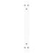 vidaXL Dining Table Legs V-Shape 2 pcs White 60x(30-31.3) cm Steel