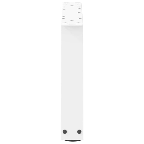 vidaXL Dining Table Legs V-Shape 2 pcs White 70x(30-31.3) cm Steel