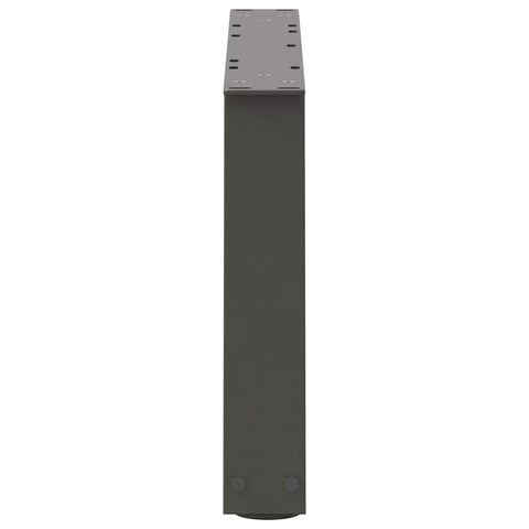 vidaXL Dining Table Legs V-Shape 2 pcs Anthracite 70x(30-31.3) cm Steel