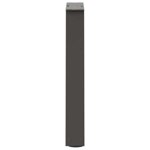 vidaXL Dining Table Legs V-Shape 2 pcs Anthracite 28x(42-43.3) cm Steel