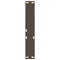 vidaXL Dining Table Legs V-Shape 2 pcs Natural Steel 28x(42-43.3) cm Steel
