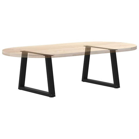 vidaXL Dining Table Legs V-Shape 2 pcs Black 50x(42-43.3) cm Steel