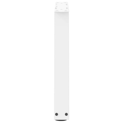 vidaXL Dining Table Legs V-Shape 2 pcs White 60x(42-43.3) cm Steel