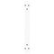 vidaXL Dining Table Legs V-Shape 2 pcs White 60x(42-43.3) cm Steel