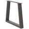 vidaXL Dining Table Legs V-Shape 2 pcs Anthracite 60x(42-43.3) cm Steel