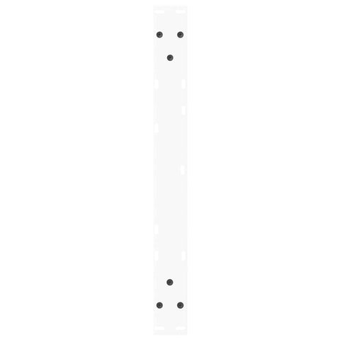 vidaXL Dining Table Legs V-Shape 2 pcs White 70x(42-43.3) cm Steel