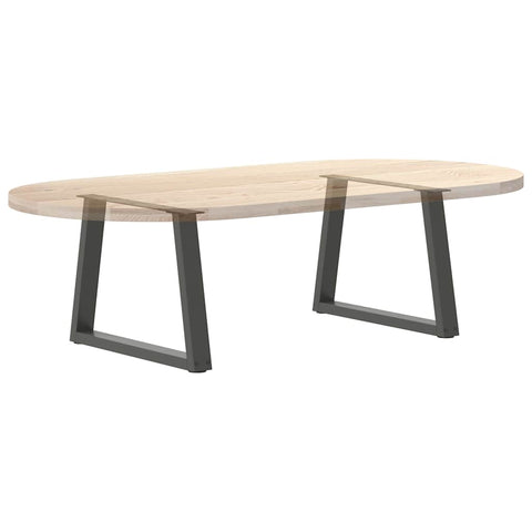 vidaXL Dining Table Legs V-Shape 2 pcs Anthracite 70x(42-43.3) cm Steel