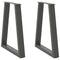 vidaXL Coffee Table Legs V-Shape 2 pcs Anthracite 60x(72-73) cm Steel