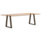 vidaXL Dining Table Legs V-Shape 2 pcs Natural Steel 60x(72-73.3) cm Steel