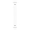vidaXL Dining Table Legs V-Shape 2 pcs White 80x(72-73.3) cm Steel