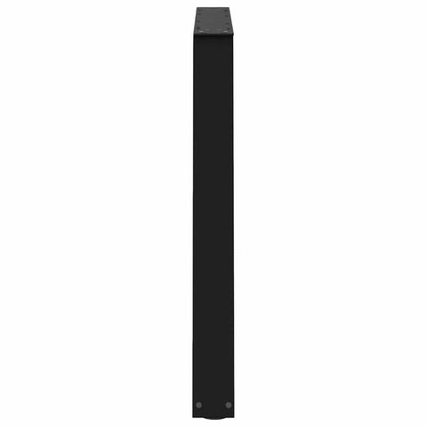 vidaXL Dining Table Legs V-Shape 2 pcs Black 90x(72-73.3) cm Steel
