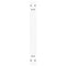 vidaXL Dining Table Legs V-Shape 2 pcs White 100x(72-73.3) cm Steel