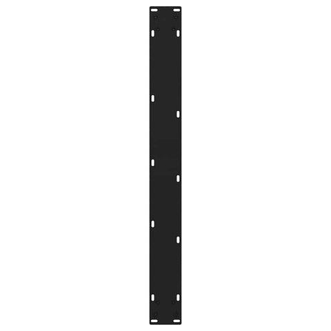 vidaXL Dining Table Legs V-Shape 3 pcs Black 70x(72-73.3) cm Steel