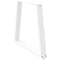 vidaXL Dining Table Legs V-Shape 3 pcs White 80x(72-73.3) cm Steel
