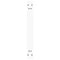 vidaXL Dining Table Legs V-Shape 3 pcs White 80x(72-73.3) cm Steel