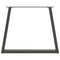 vidaXL Dining Table Legs V-Shape 3 pcs Anthracite 80x(72-73.3) cm Steel