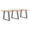 vidaXL Dining Table Legs V-Shape 3 pcs Anthracite 80x(72-73.3) cm Steel