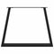 vidaXL Dining Table Legs V-Shape 3 pcs Black 90x(72-73.3) cm Steel
