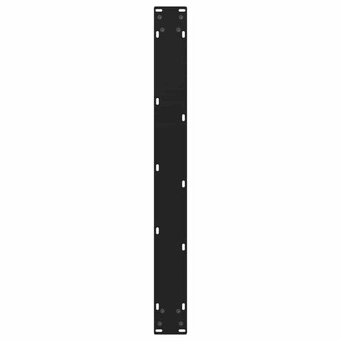 vidaXL Dining Table Legs V-Shape 3 pcs Black 90x(72-73.3) cm Steel