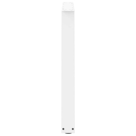 vidaXL Dining Table Legs V-Shape 3 pcs White 100x(72-73.3) cm Steel