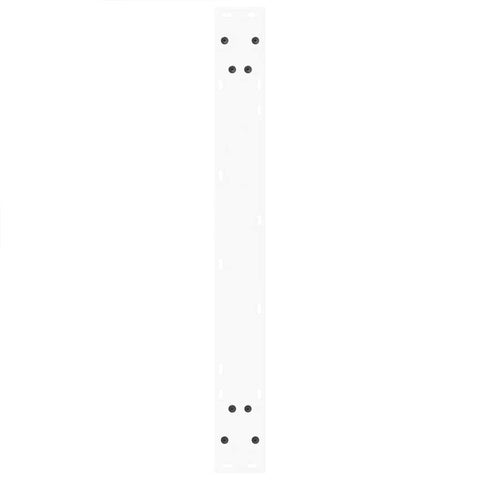 vidaXL Dining Table Legs V-Shape 3 pcs White 100x(72-73.3) cm Steel